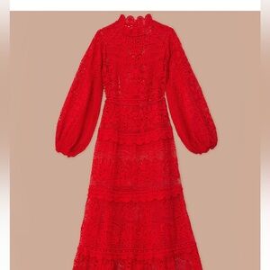 Beautiful Farm Rio lace maxi dress. Perfect for a special event or family photos